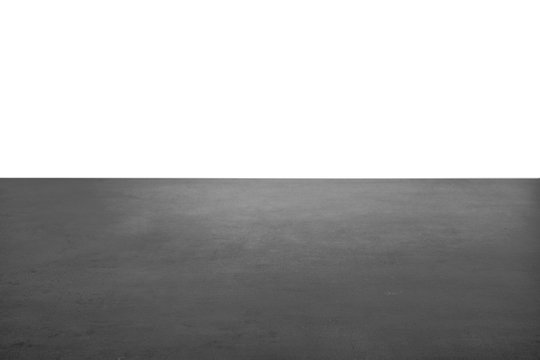 Empty stone surface against white background. Mockup for design