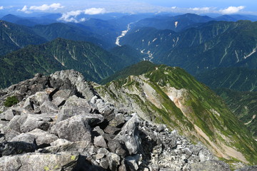 剣岳　山頂への道　早月尾根