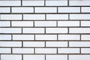 beautiful masonry wall with white brick background and texture