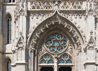 Obraz premium Matthias Church in Hungary and Budapest