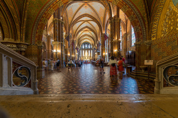 Obraz premium Matthias Church in Hungary and Budapest