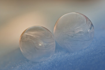 Bubble Pair - Iced Up Spheres