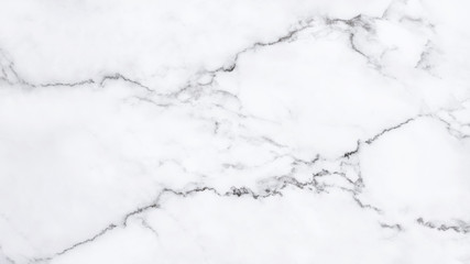 White marble texture with natural pattern for background.