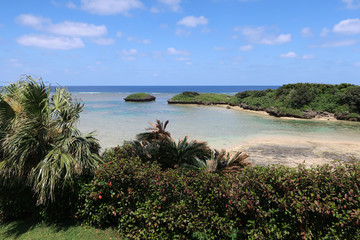 西表島　沖縄　星砂海岸