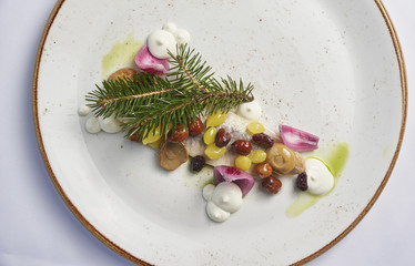 Herring on christmas table
