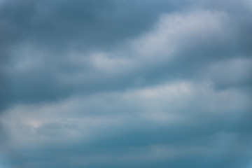 Dark gray cloudy sky for background
