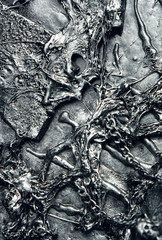 Rough steel background