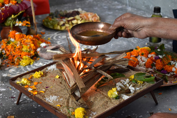 Hindu worship is a religious celebration