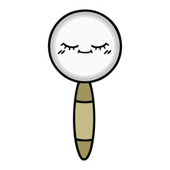 cute cartoon magnifying glass