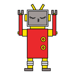 cute cartoon robot