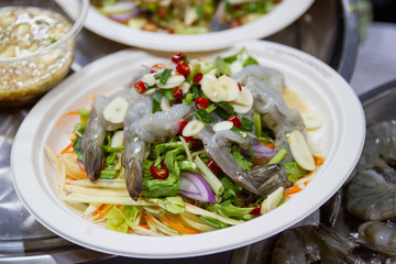 Thai Sea Food Thai Recipes Shrimp in Fish Sauce with in spicy fish sauce and garlic chillies