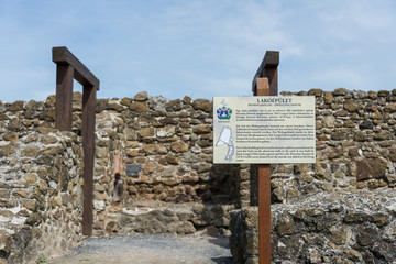 Szigliget castle in Hungary