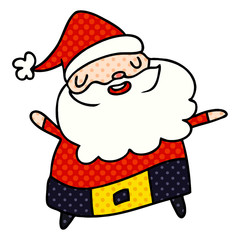 cartoon kawaii of santa claus