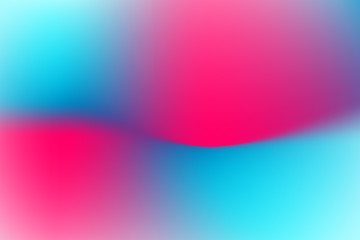 Abstract blurred gradient mesh background in bright rainbow colors. Colorful smooth banner template