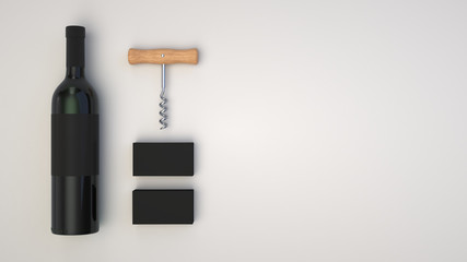 Wine or sommelier branding template