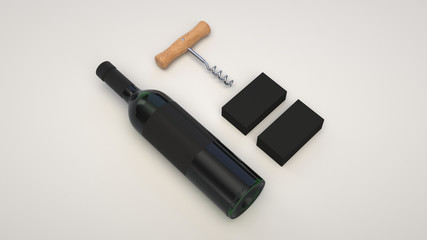 Wine or sommelier branding template