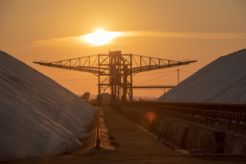 Fototapeta premium Extraction of salt