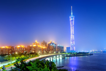 Guangzhou landmark building: Guangzhou Tower