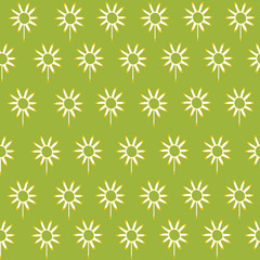 cute tiny floral abstract seamless pattern with white background