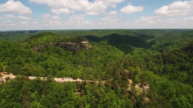 Aerial, Natural Bridge State Resort Park, Kentucky