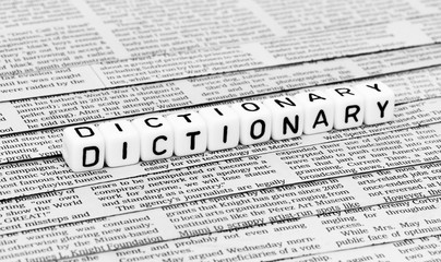Obraz premium Dictionary