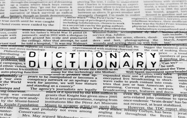 Obraz premium Dictionary