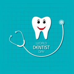 World Dentist Day design, 6 March