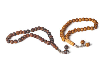 Rosary Isolated on white background