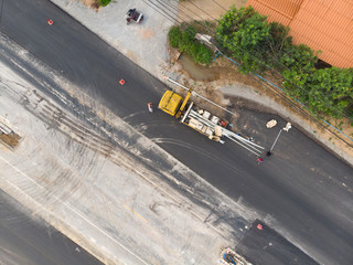 Street light or road lamp setup