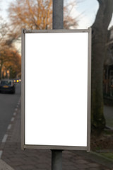Blank Advertising Mini Billboard