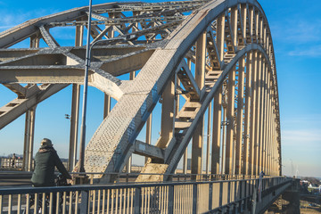 Bridge Waalbrug Nijmegen In Detail