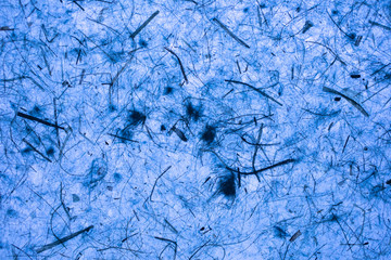 Navy blue texture and background for design made with recycled vintage paper.