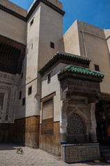 Nejjarine fountain in medieval Fes medina, Morocco