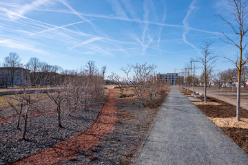 Gr&uuml;nfl&auml;che im Eingangsbereich der ehemaligen Landesgartenschau W&uuml;rzburg 2018