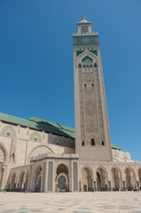 Fototapeta na wymiar Hassan II Mosque Casablanca, Morocco