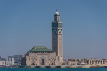 Fototapeta na wymiar Hassan II Mosque Casablanca, Morocco