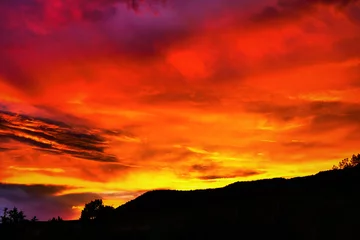 Fototapete Rot Sonnenuntergang in New Mexico  © Matthew
