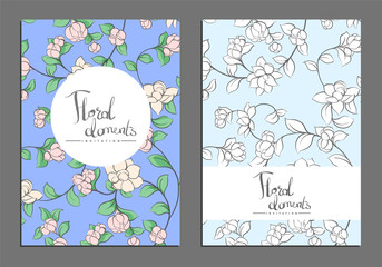 Floral pattern illustration