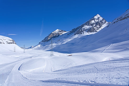 Der Gemmipass im Winter