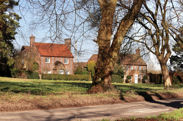 Plakat Tradional English Village Cottage