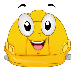 Mascot Hard Hat Illustration