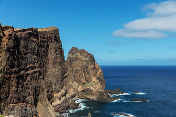 coast of Madeira, cliffs