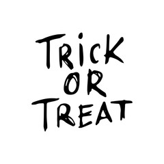 trick or treat of Halloween