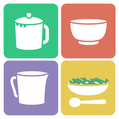 Tea Tasting Set Illustration