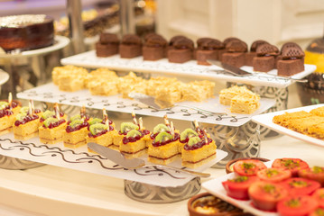 desserts at the buffet