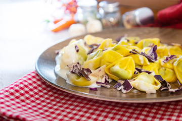 Tortellini Ricotta Spinach Parmesan Sauce