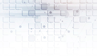 Abstract tech background. Futuristic technology interface