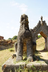 Fototapeta na wymiar Halin world heritage in Myanmar