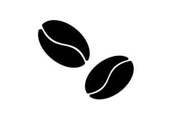 Coffee beans icon in simple style isolated vector illustration