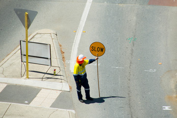 Road Construction Traffic Controller